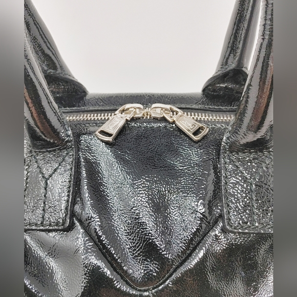 YSL Rive Gauche Authentic Small Patent Black Easy Y 2 Way Bag - Picture 11 of 13
